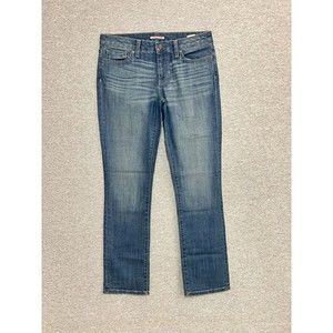 Tommy Hilfiger Jeans Women 8 (33x32 Actual) Straight Mid Rise Medium Wash Blue